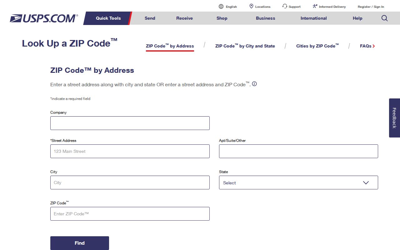 Davis ZIP code directory USPS ZIP by address lookup